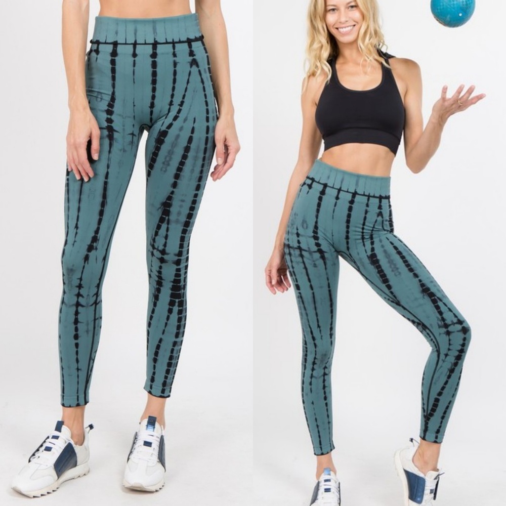 High waist tummy control leggings workout yoga - Picture 4 of 7
